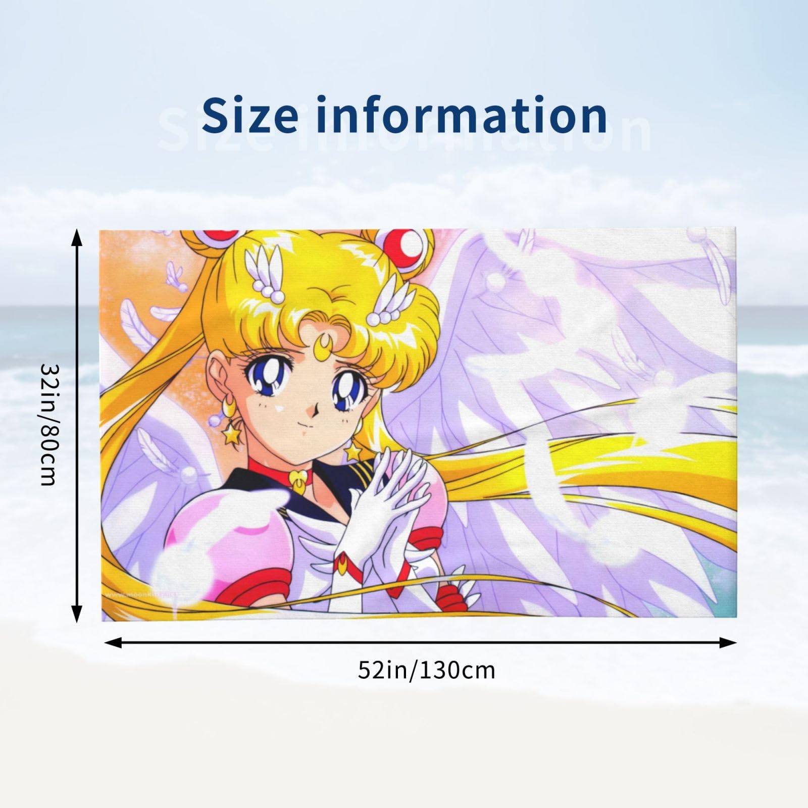 Amazon｜美少女戦士セーラームーン バスタオル ビーチタオル 速乾