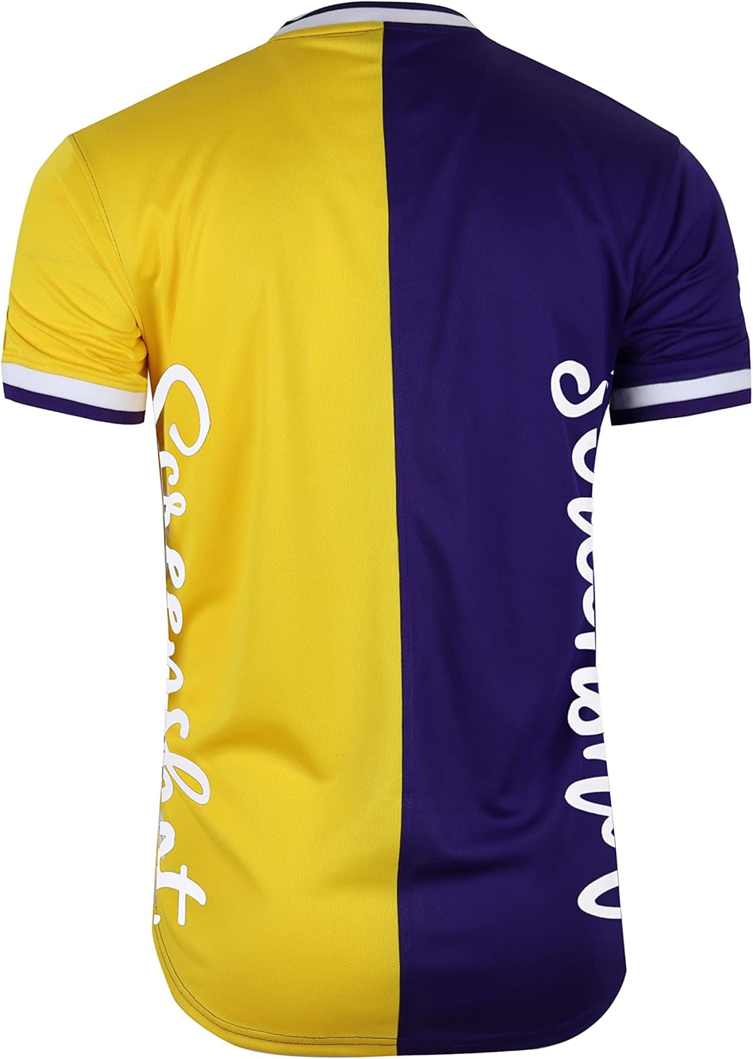 SCREENSHOT Mens Hip-Hop Premium Urban Sreetwear Fashion Jersey Top - NYC Style Basketball Sports Team Color Mesh Tops - Image 5