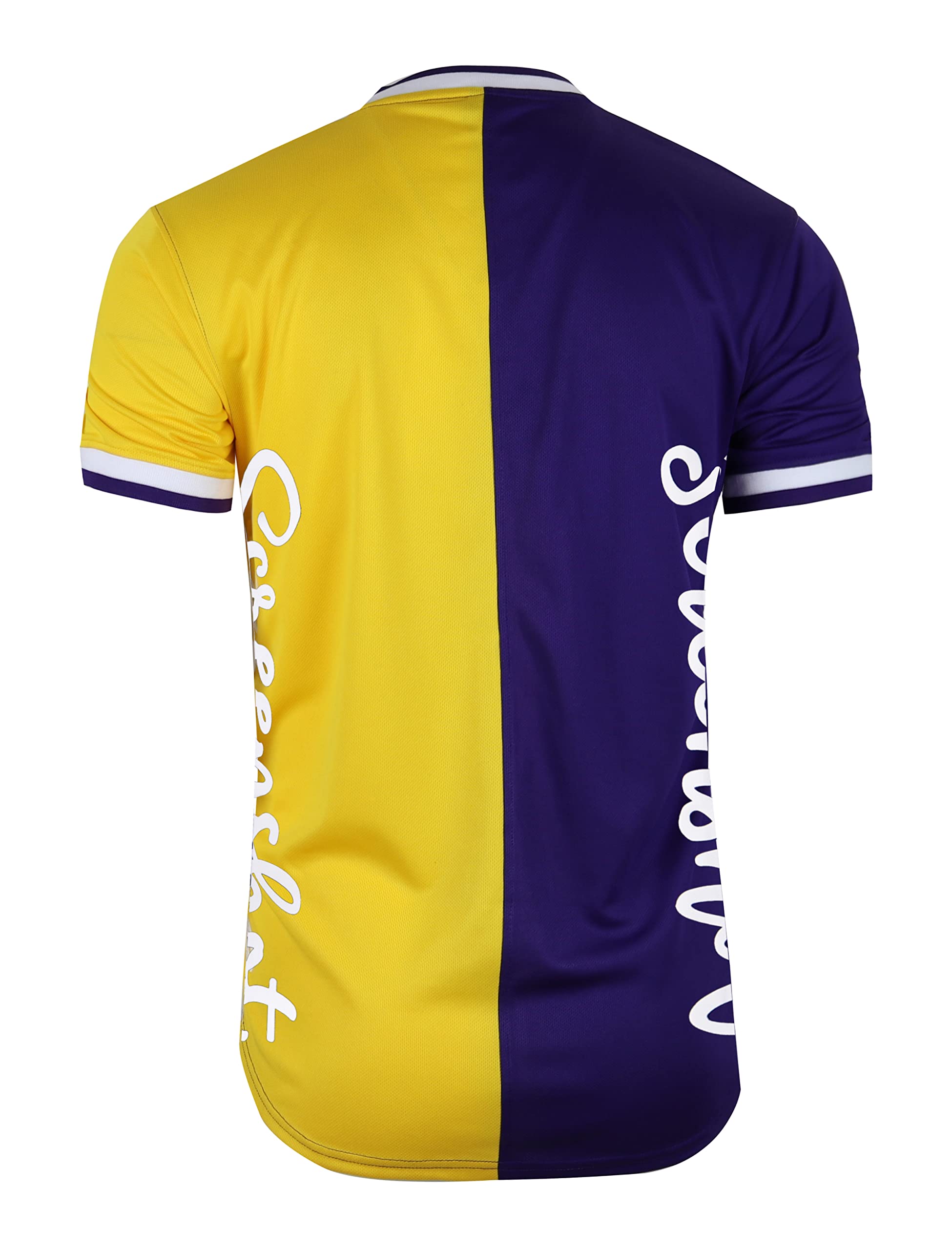 SCREENSHOT Herren Hip-Hop Premium Urban Sreetwear Fashion Jersey Top – NYC-Stil Basketball Sport Team Farbe Mesh Tops