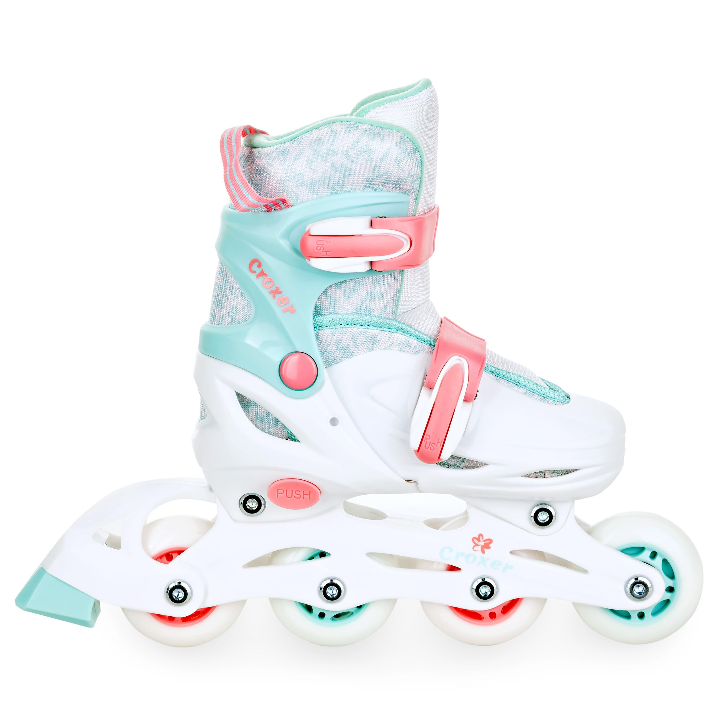 4in1 Inline Skates Pattini in linea Triskates Pattini a rotelle/da ghiaccio per bambini, ragazze e ragazii regolabili