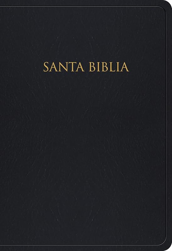 Santa Biblia: Reina-valera 1960 para regalos y pemios negro imitación piel