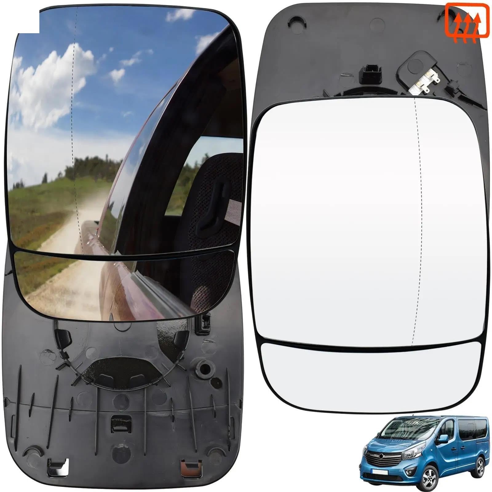 Specchietto Retrovisore Esterno Destro Riscaldato Per RENAULT TRAFIC 2014-2022 - Lato Guidatore (UK)