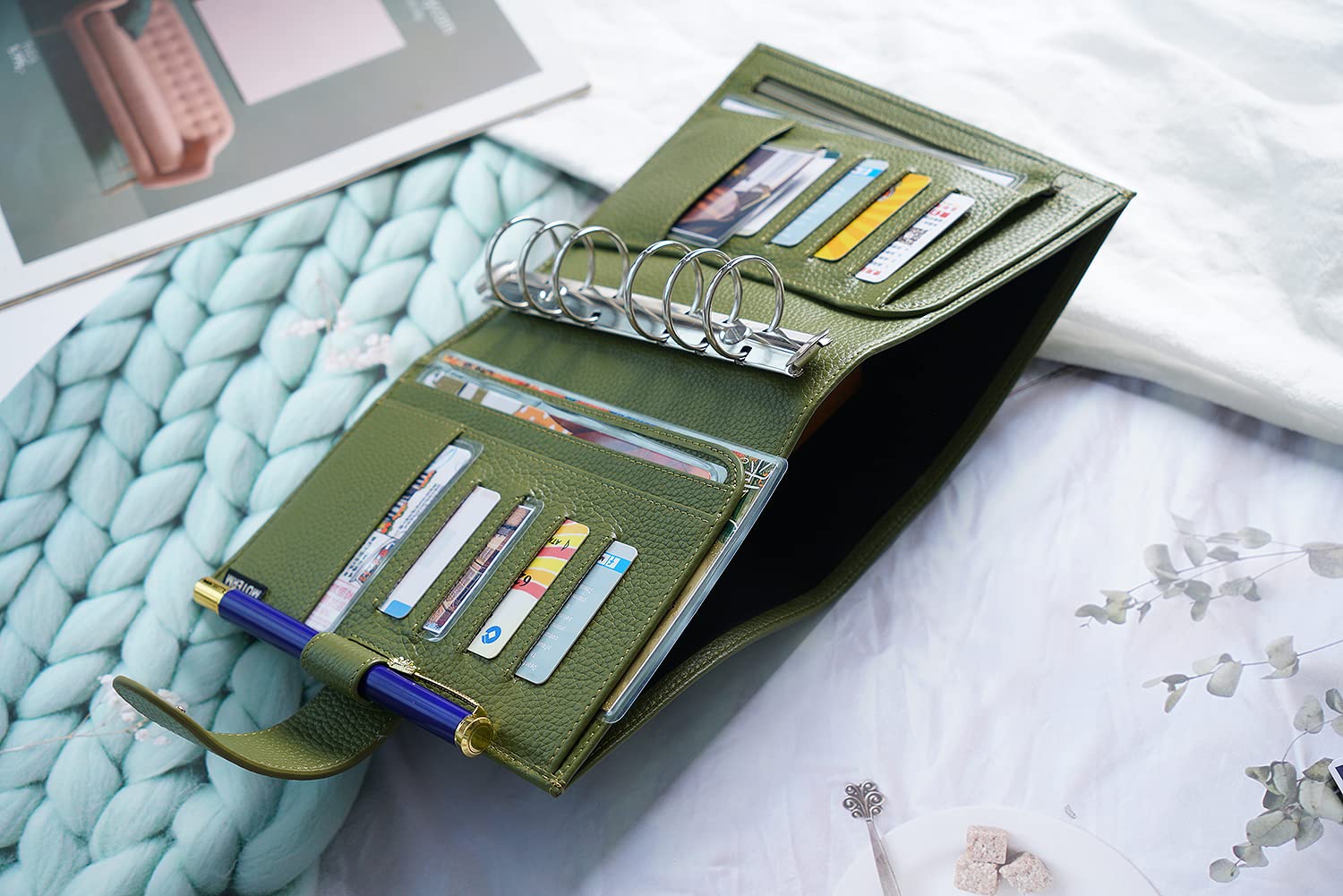 Amazon.co.jp: Moterm A6 Luxe Ring Planner - 本革バインダー