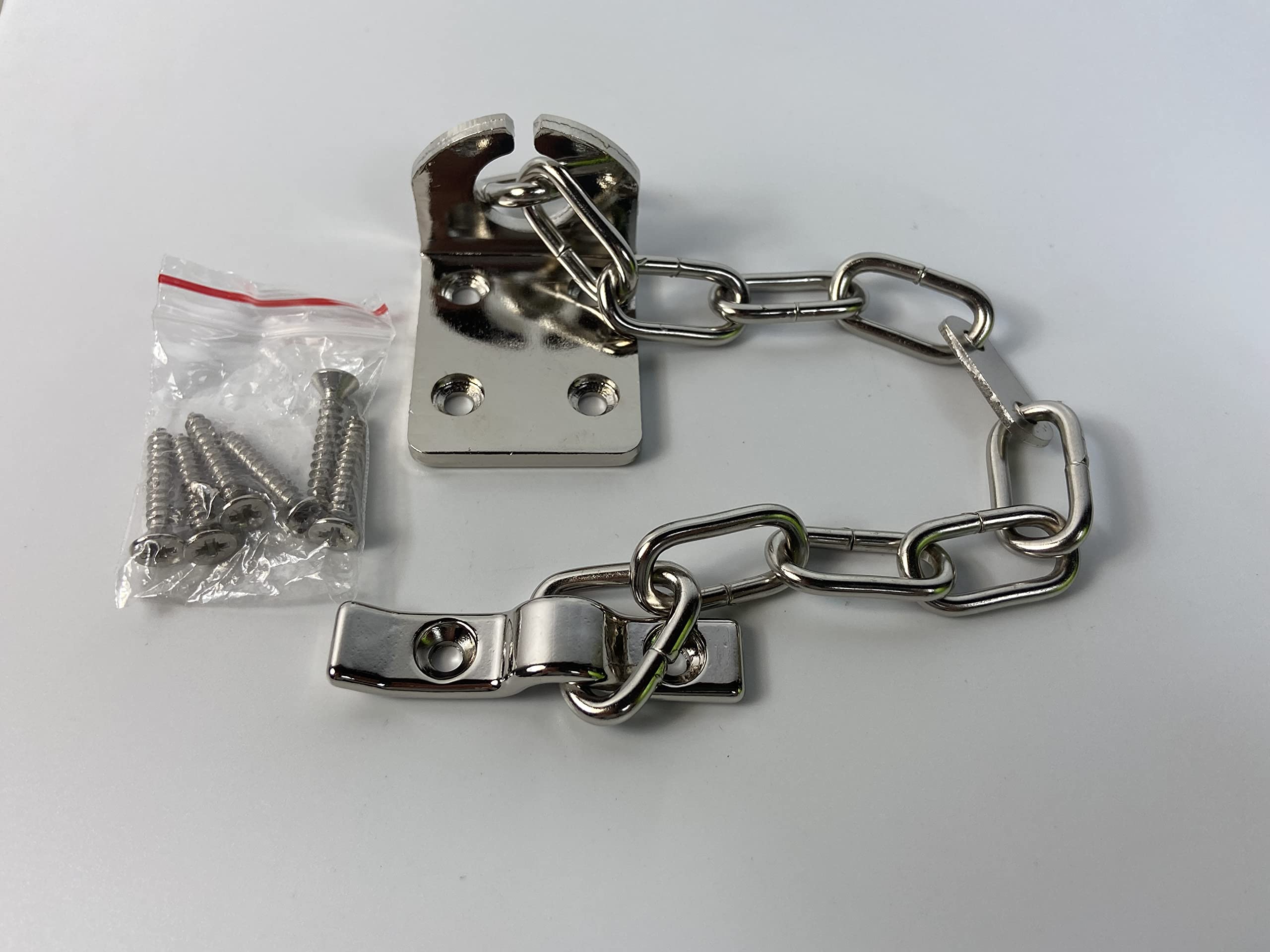 Zoo Hardware ZAB15SC Heavy Duty Door Chain Satin Chrome Supplied by Euroart