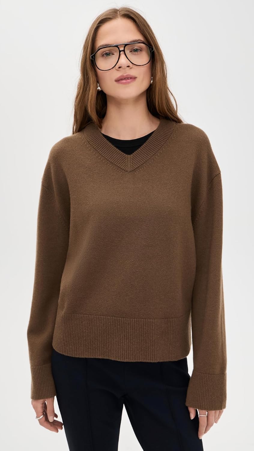 Vince Women's Cashmere Blend V Neck Pullover - Image 2