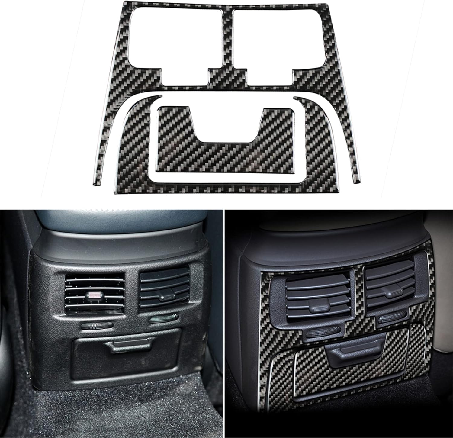 NVCNX Real Premium Carbon Fiber for Lexus IS250 is 250 IS350 2006-2013 2007 2008 2009 2010 2011 2012 / IS250C IS350C 2010-2015 Accessories Center Console Gear Shift Panel Cover Interior Trim Kit 3PCs