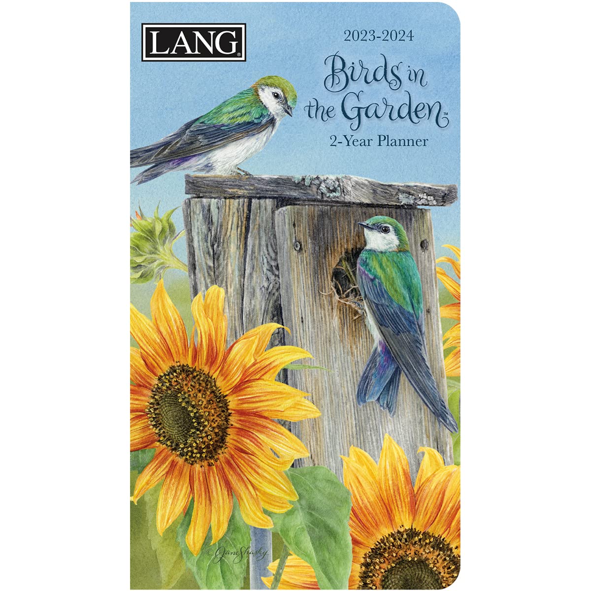 LANG 23991071093 Zwei-Jahresplaner für Vögel im Garten