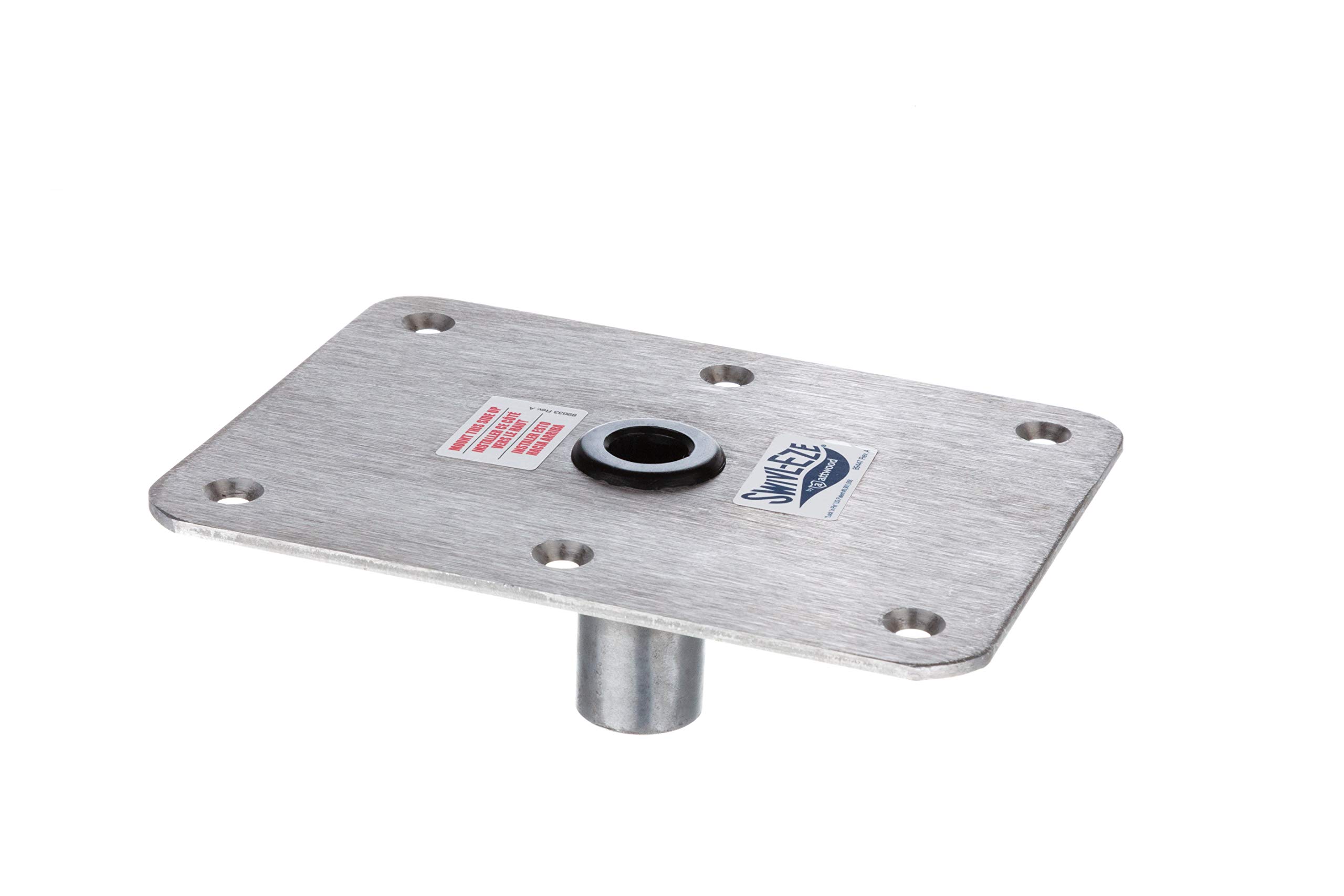 attwood Swivl-Eze SP-66839 Lock'N-Pin Stainless Steel Non-Threaded Boat Seat Post Base