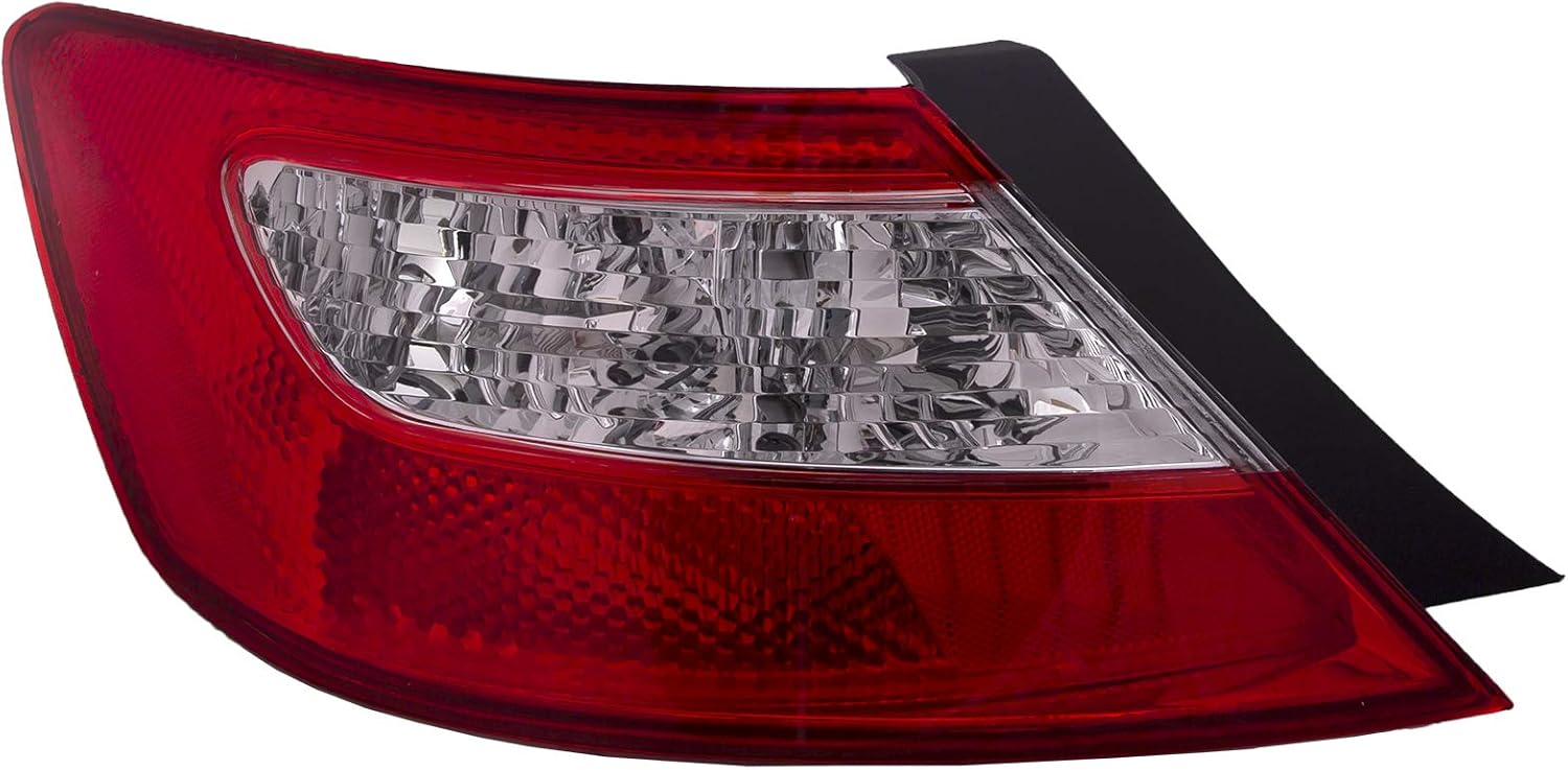 HEADLIGHTSDEPOT - Tail Light For 2009-2011 Honda Civic Coupe - Left Driver Side