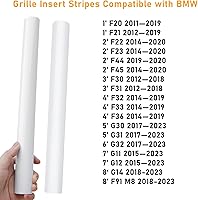 Vista 3 de Jaronx Compatible con Cubierta de Soporte en V de BMW, Insertos de Parrilla Frontal Cubiertas de Moldura de Soporte en V Compatibles con BMW