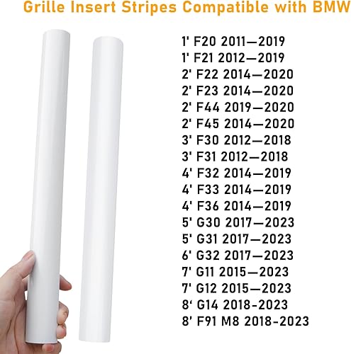 Miniatura 40 de Jaronx Compatible con cubierta de soporte en V BMW, insertos de rejilla, cubiertas de soporte de barra en V compatibles con BMW X3 F25 G01/X4 F26