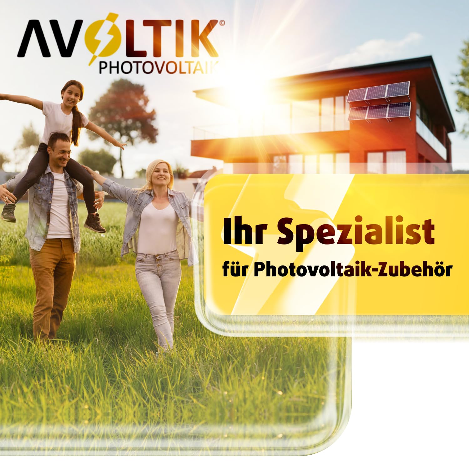 Avoltik 2x Solarpanel Halterung I Solarmodul-Halterung Balkonkraftwerk aus Aluminium I Solarmodul Aufständerung mit verstellbarem Winkel 15-30° für Dach, Balkon, Boden I Halterung für zwei Solarmodule