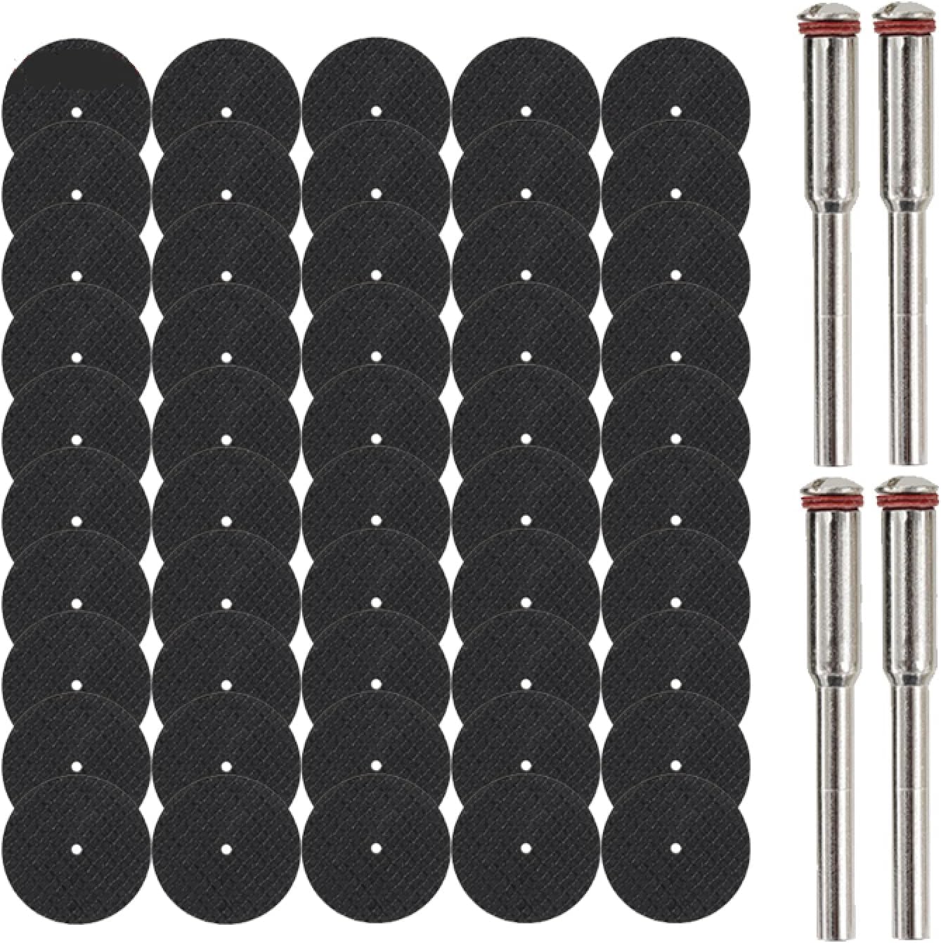 54pcs Resin Cutting Disc Mini Circular Saw Blades Abrasive Grinding Wheel Drill Kit For Rotary Tool Accessories,3mm