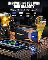 Vista 5 de VTOMAN V10 3500A Jump Starter, Portable Car Starter (9.5L Gas,7.5L Diesel Engine) 12V Lithium Jump Box, Auto Battery Booster Power Pack, Car Battery