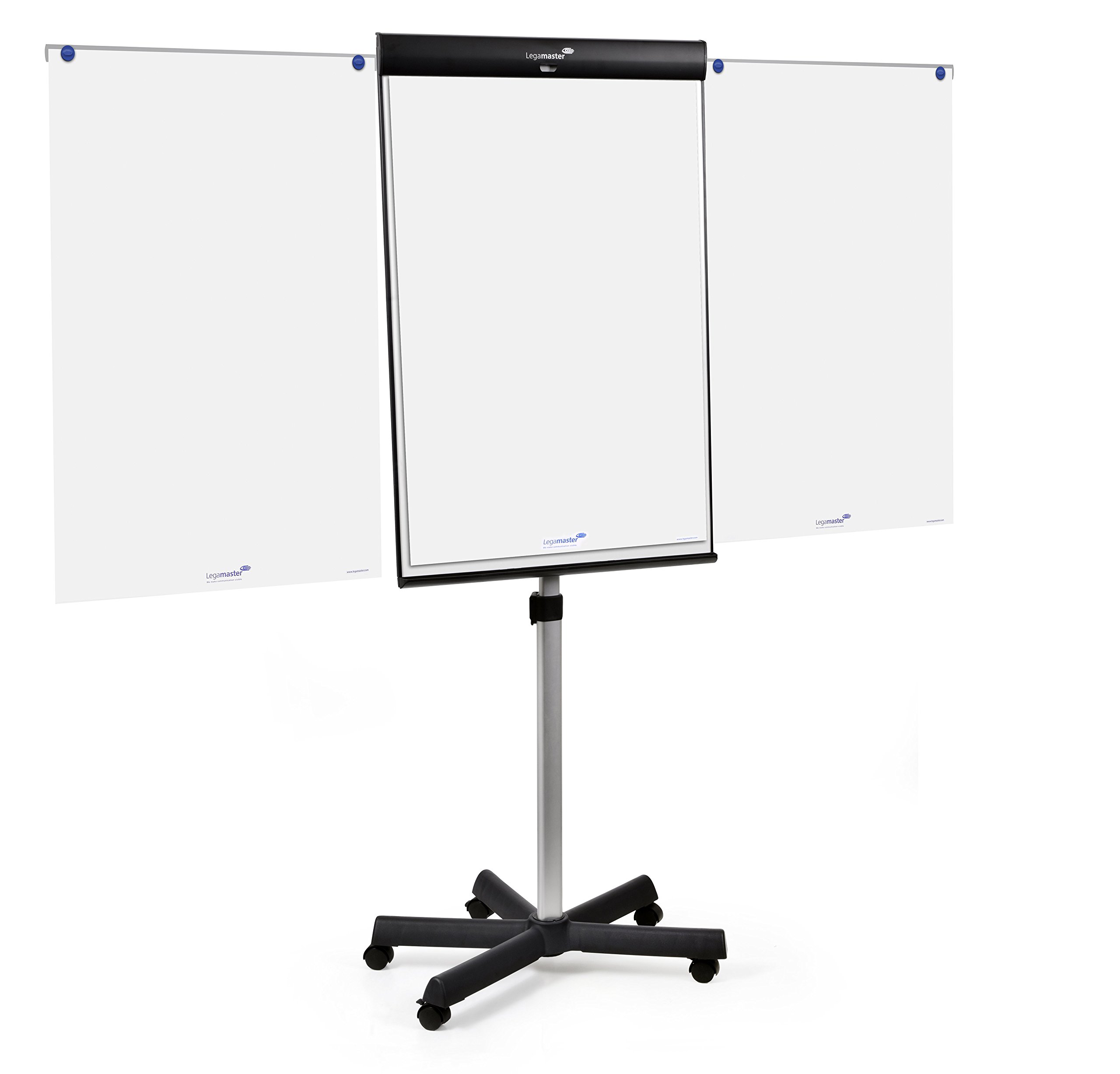 Legamaster 7-153300 Universal Flipchart Triangle Mobil, werkzeugloser Aufbau, schwarz