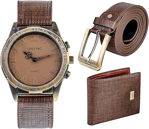 Juego de relojes para hombre, regalos para hombres, reloj de regalo para hombre, regalos de cumpleaños, reloj de cuero artificial, reloj para