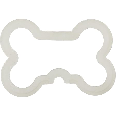 Amazon Com Quick Tags Dog Id Tag Silencers Large Bone Shaped 5 Piece Pet Supplies