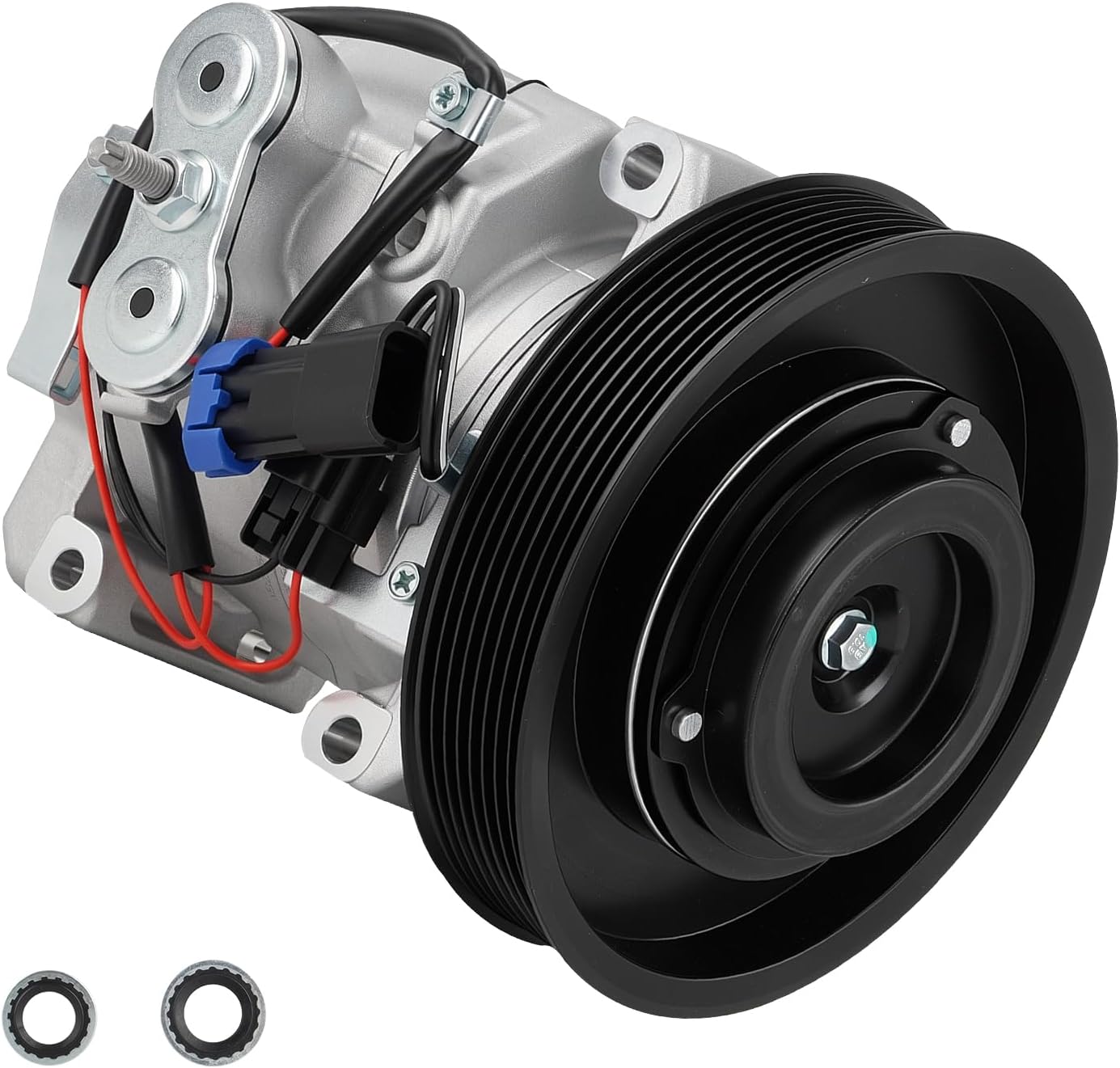 AEagle AC Compressor with Clutch Air Conditioning Fit for 2011-2019 Freightliner Cascadia 12.8L 14.8L 15.6L 2011 2012 2013 2014 2015 2016 2017 2018 2019