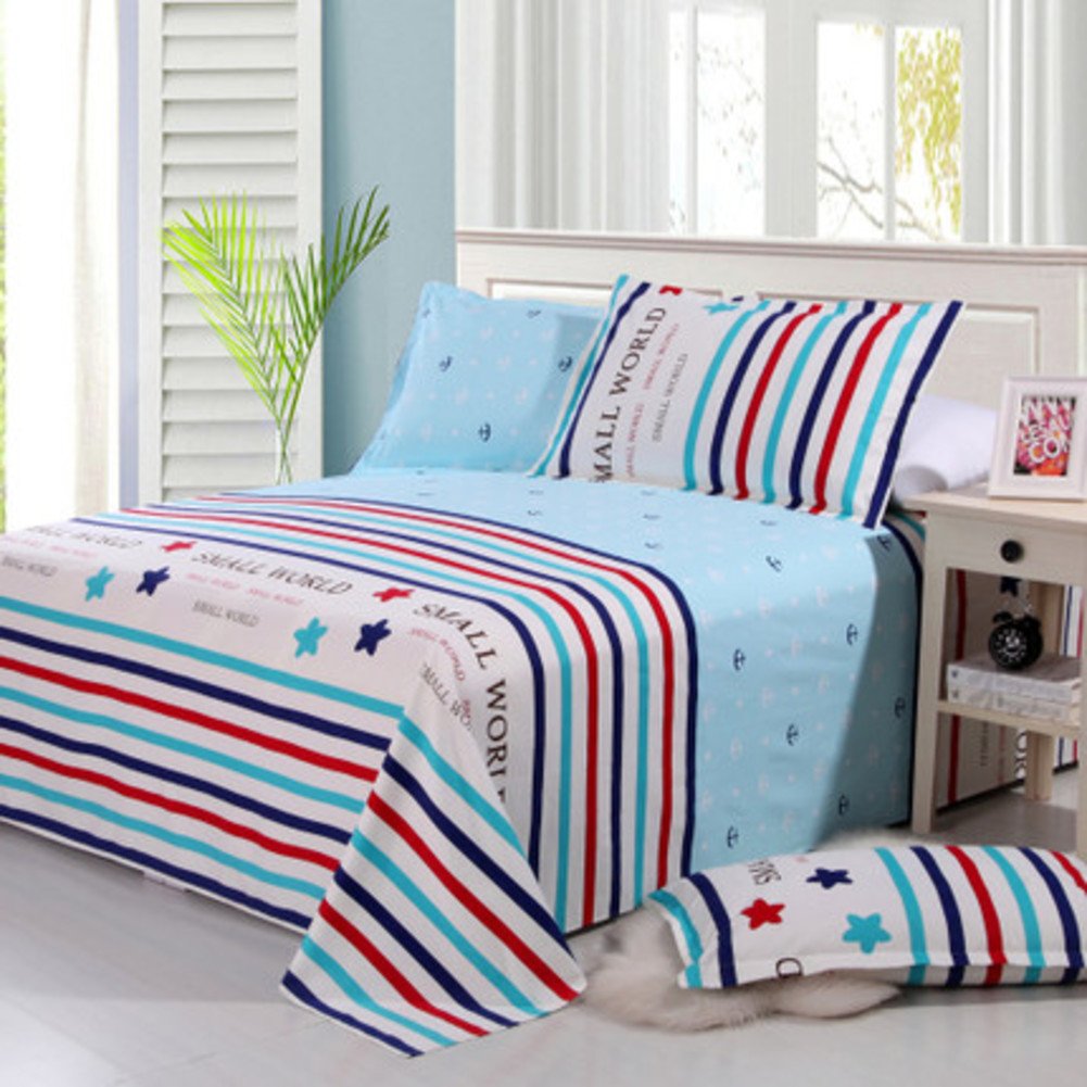 Draps en coton rembourré anti-froid pour grand lit 250x245cm