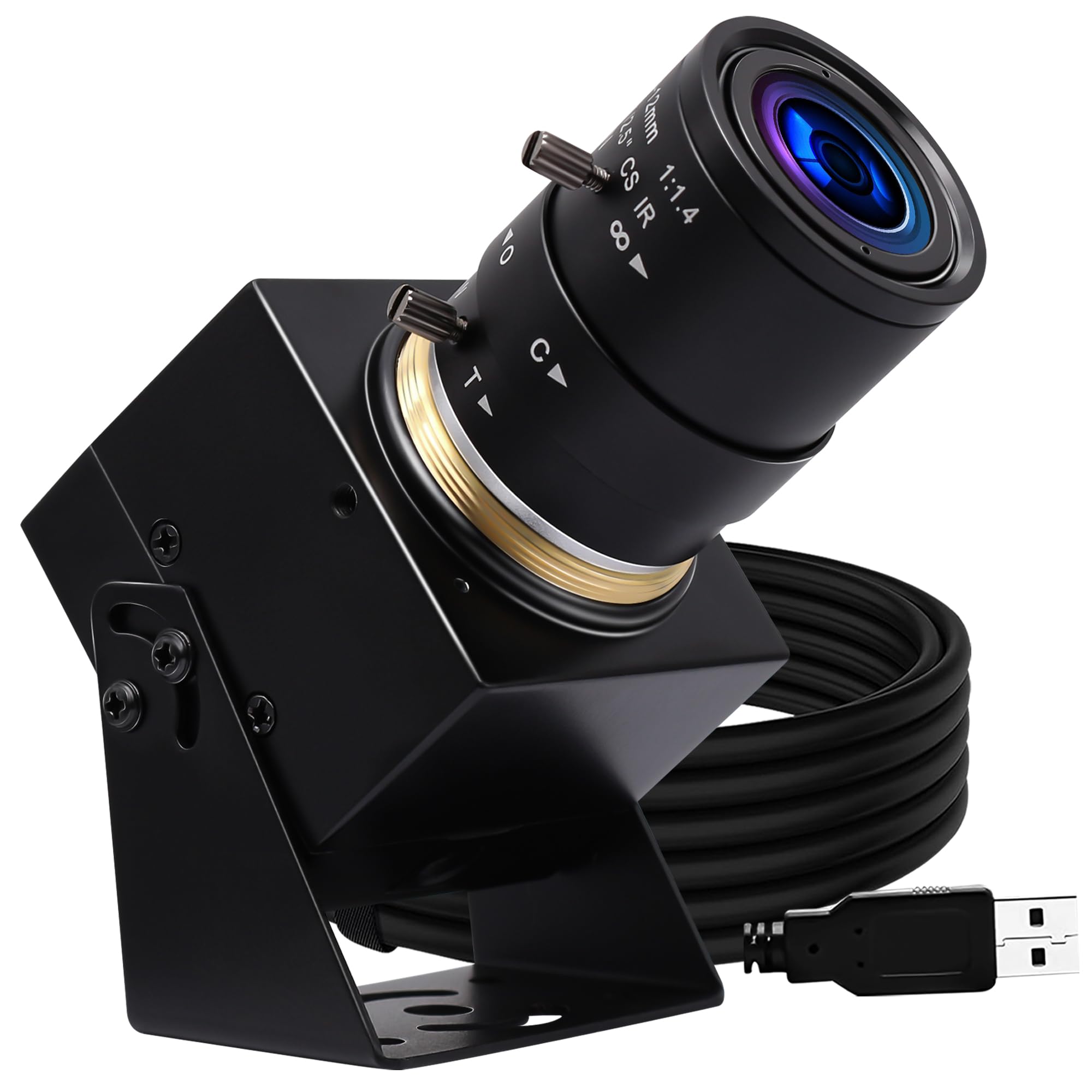 Amazon.co.jp: ELP 4K USB カメラ マイク付き マニュアルズーム ウェブ 