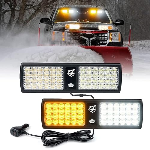 Xprite White Amber 48LED 2-in-1 Dash Lights