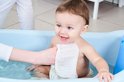 Miniatura 7 de CottCare - Paños de muselina para bebés 100 algodón grandes 20 x 10pulgadas 6 capas muy suaves y absorbentes