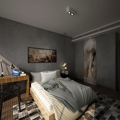 Miniatura 4 de Papel tapiz adhesivo 3D símil concreto, mate texturizado, vinilo autoadhesivo para paredes, dormitorio, sótano, baño, 24 x 354pulgadas, color gris