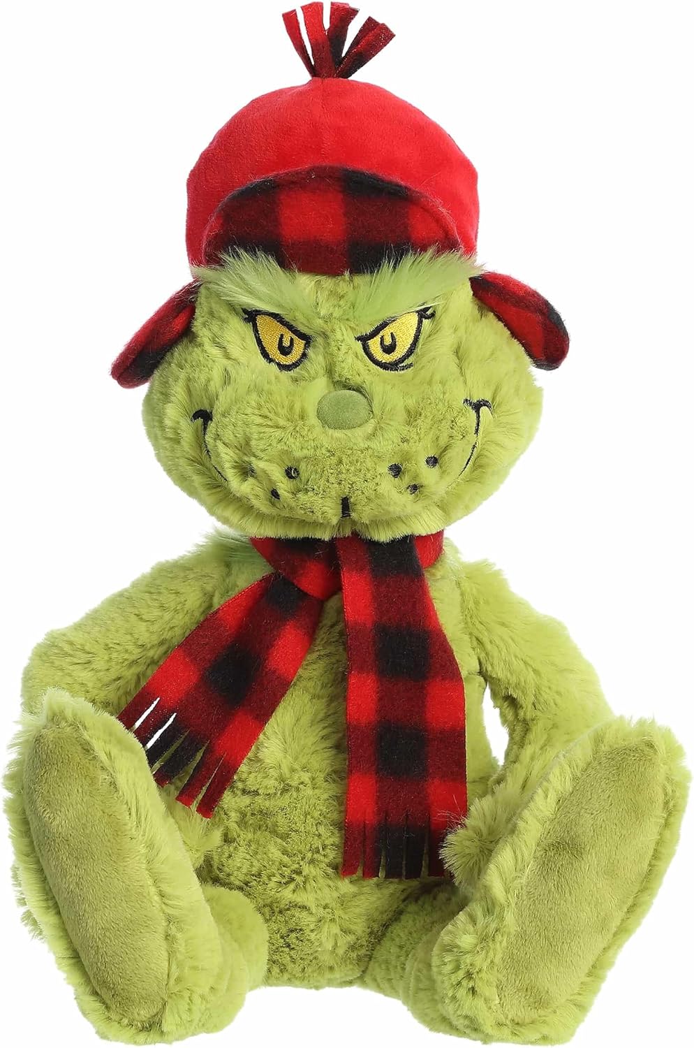 Aurora® Whimsical Dr. Seuss™ Wilderness Grinch Stuffed Animal - Officially Licensed Plush for Imaginative Play - Perfect for Kids and Adults - Green 11 Inches