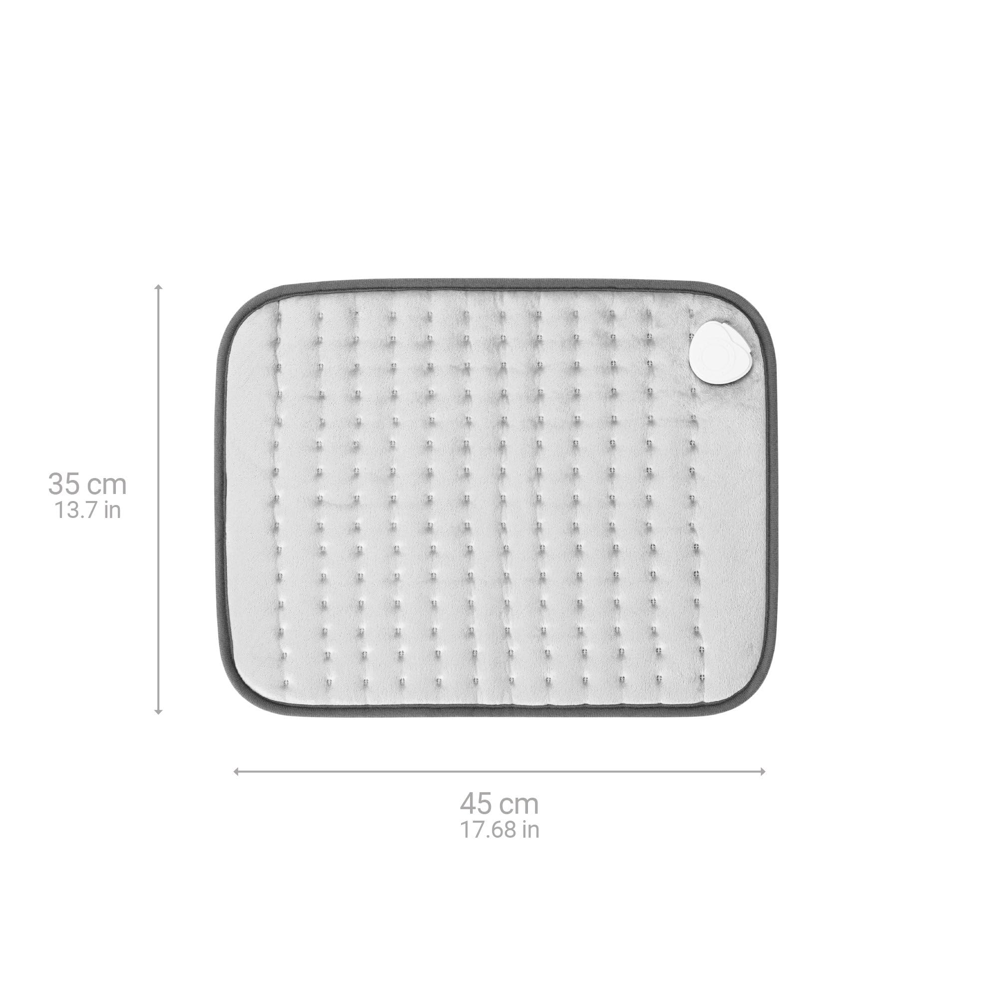 medisana HP 650 almohadilla térmica, manta electrica para espalda, zona lumbar y cuello, 4 niveles de temperatura y protección contra sobrecalentamiento, esterilla eléctrica con apagado automático