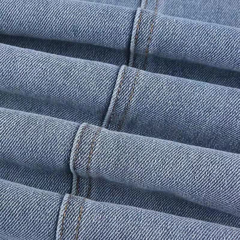 Women's Tight Fit Star Graphics Jeans Butt Liftting Denim Pants Mid Waist Stretchy Trousers4