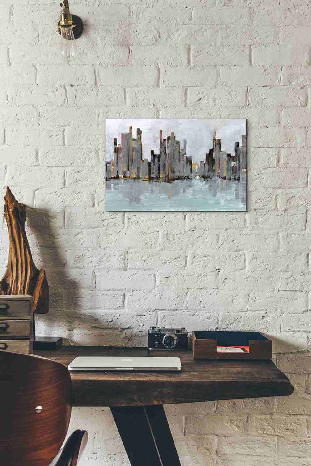Epic Graffiti 'Second City I' by Jarman Fagalde Canvas Wall Art, 18"x12"