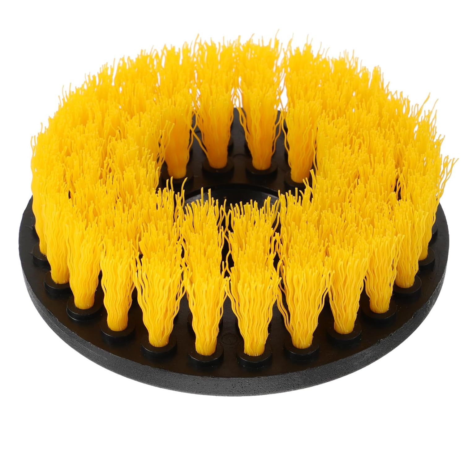 Wakauto Electric Drill Brush Attachment 5-inch Round Brush Heads Cleaning Tool Set for Kitchen and Floor Scrubbing Household