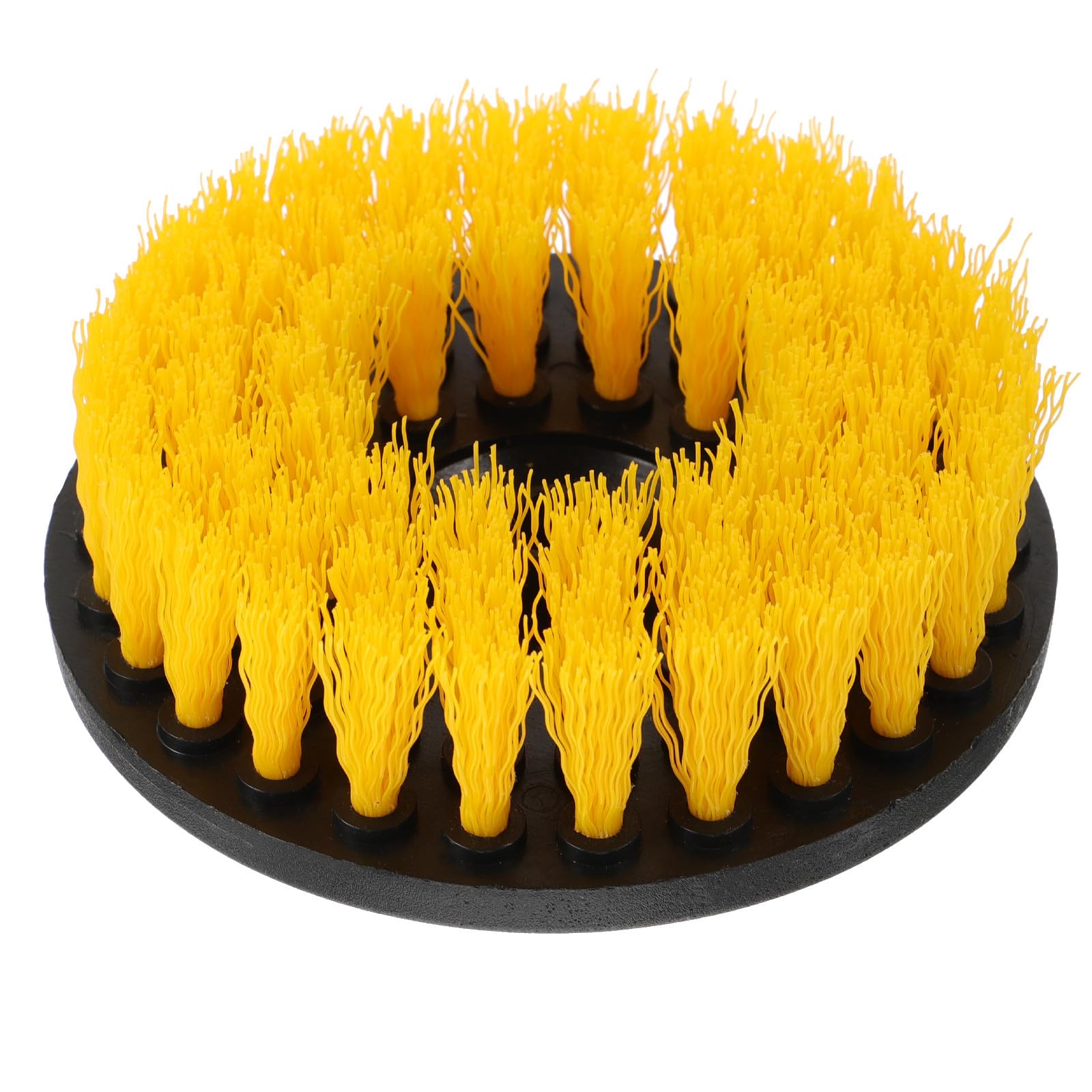 Wakauto Electric Drill Brush Attachment 5-inch Round Brush Heads Cleaning Tool Set for Kitchen and Floor Scrubbing Household