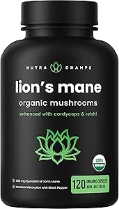 Organic Lions Mane Supplement 1350mg