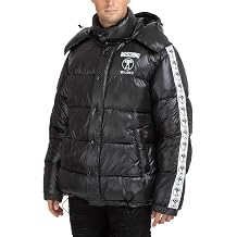 Moschino men down jacket Double question mark black