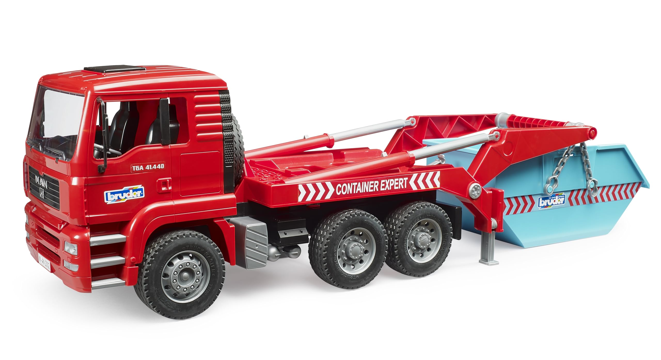 Bruder 02741 - Camion à conteneurs Man TGA - 1:16 Véhicules, camions, véhicules de Chantier, Chantier, Jouets à partir de 3 Ans - 5