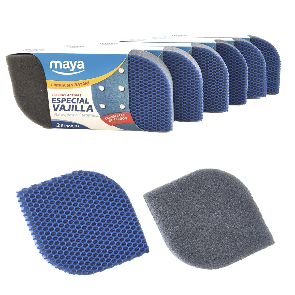 Esponjas de cocina Maya para lavar platos en el día a día familiar