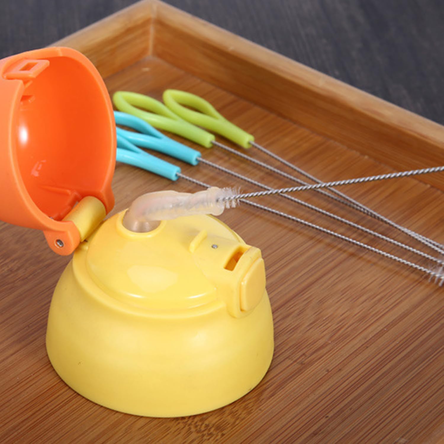 12 Cepillos De Limpieza para Pajitas, 2 Ganchos Transparentes, Cepillo para Pajitas De Acero Inoxidable, Cepillo para Limpiar Tubos De Ensayo, Cepillo para Tubos para Limpieza