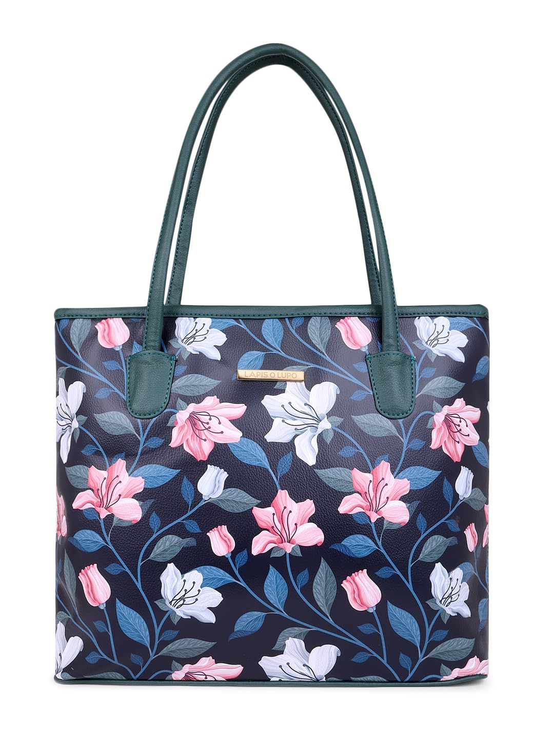 LAPIS O LUPOWomen Tote Bag (LLTB0055BK_1 Black)