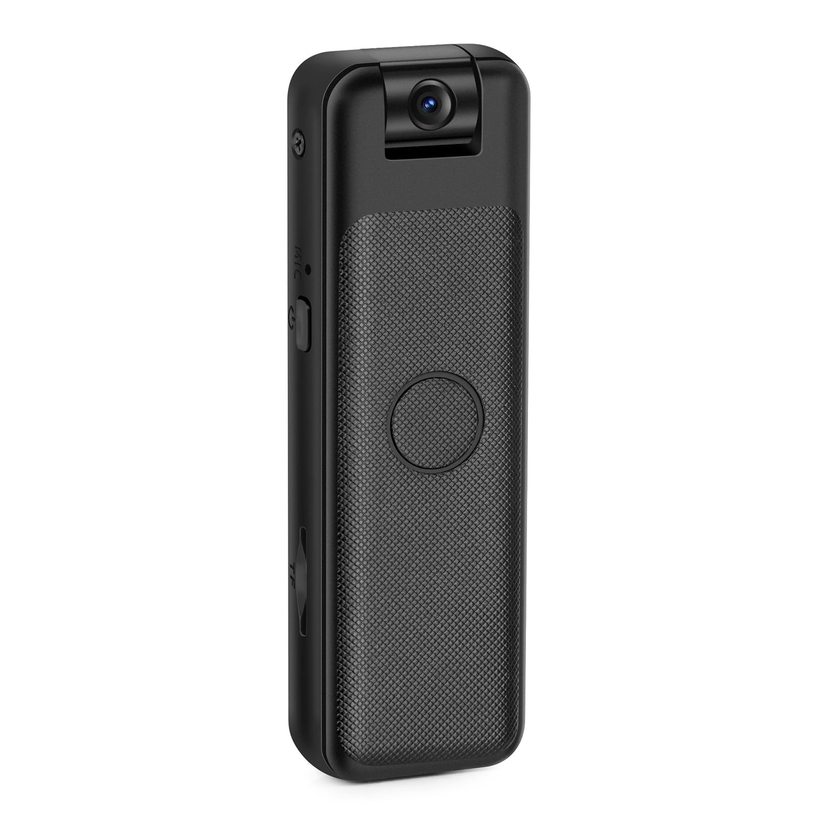 Portable Clip on Body Camera Werable Video Recorder 180 Degree Rotation Lens for Security and Evidence Wearable Security Camera
