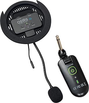 Ortega Wireless Soundhole Pickup System for Nylon-String Classical Guitars, 86 mm Soundholes OSWS86-US