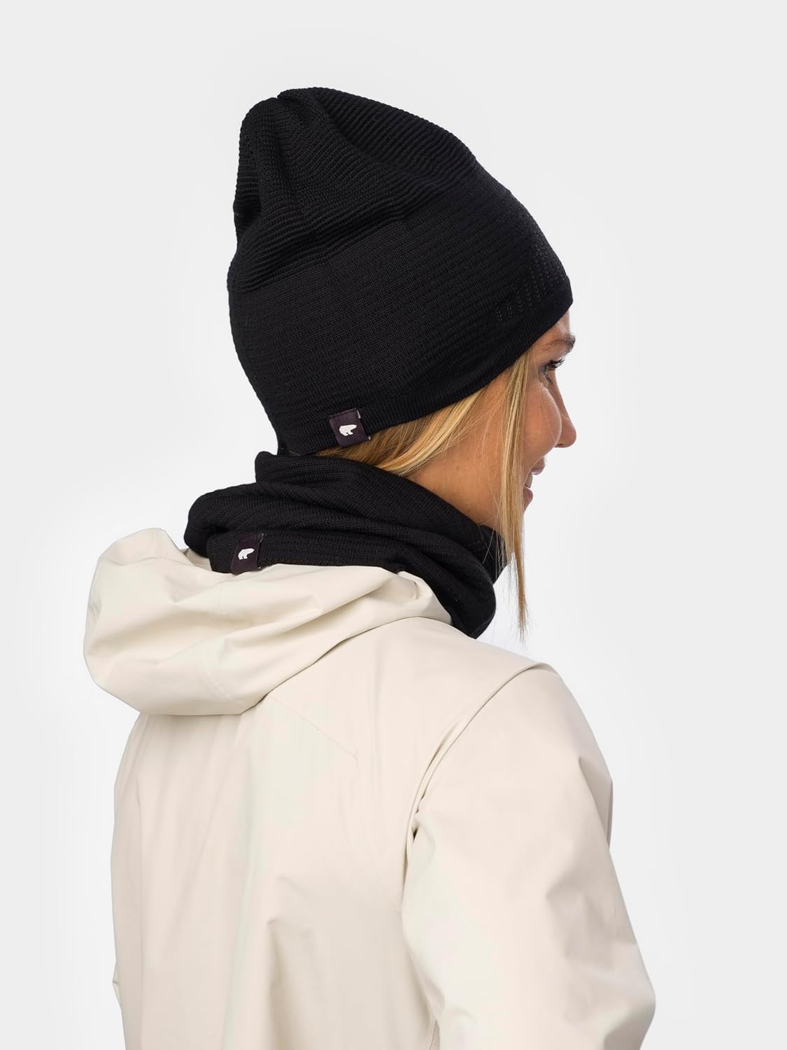 Eisbär Active & Active Pro Winter Neck Gaiter – Unisex, Natural‑Fiber Knit, Breathable