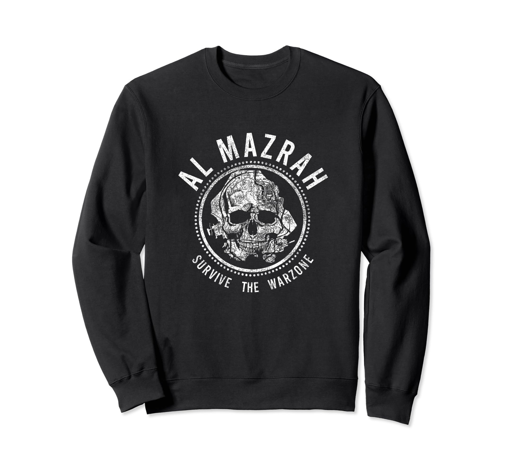 Al Mazrah Survive The Warzone It is Your Duty Map Gamer Sweatshirt