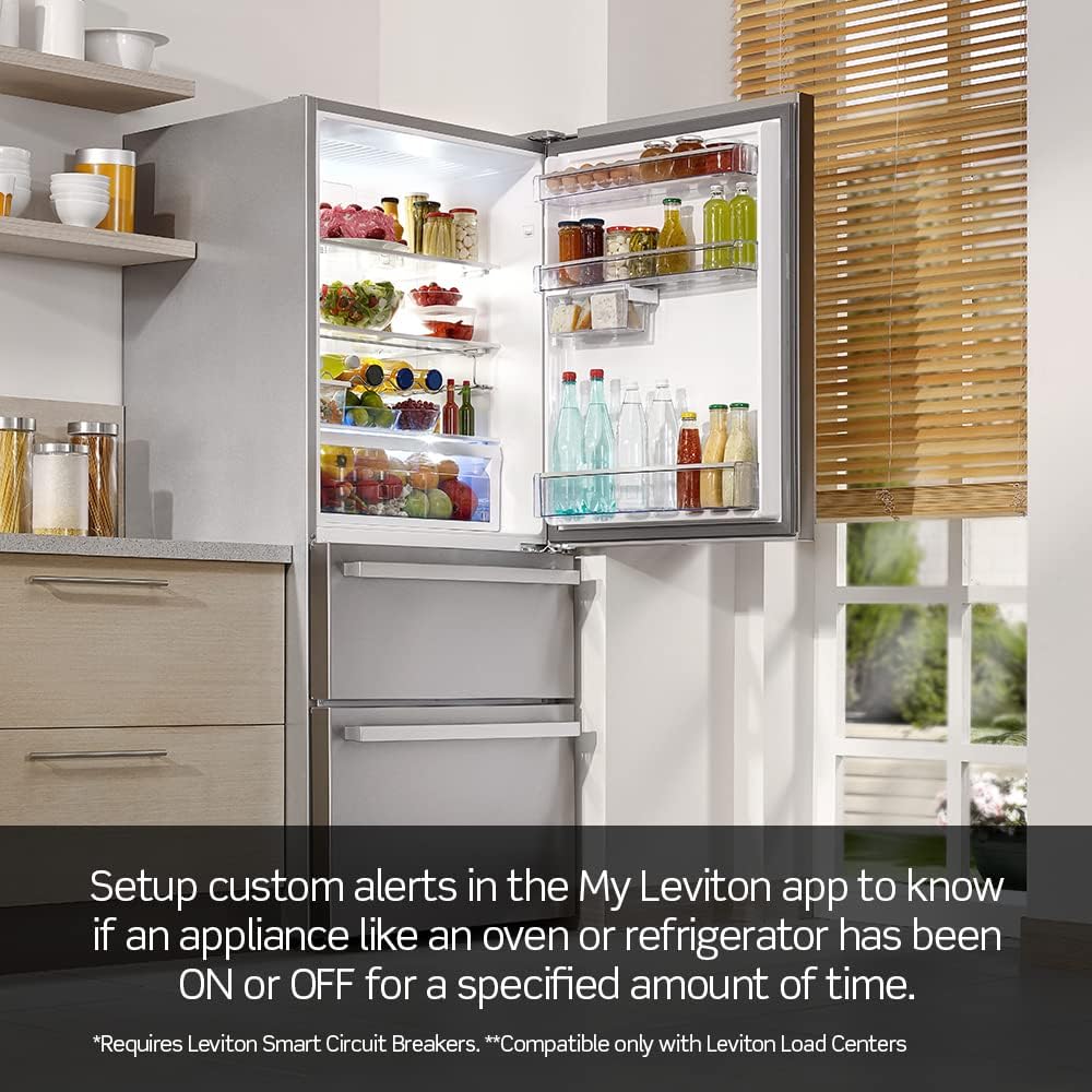 My Leviton app custom alerts for appliances