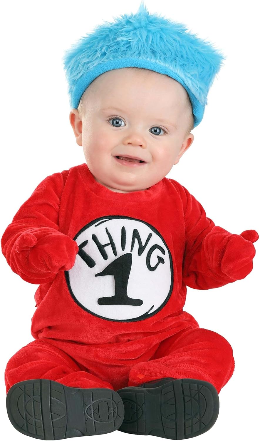 Dr. Seuss Thing 1 & Thing 2 Onesie Costume Infant
