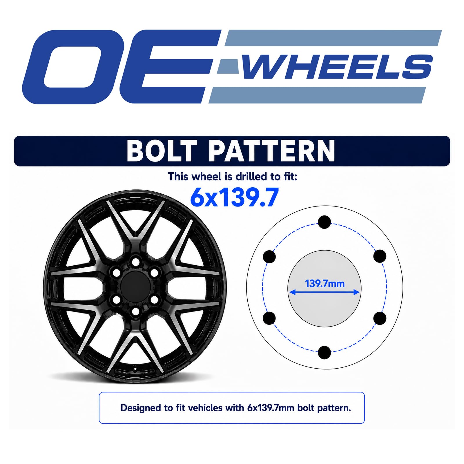 Amazon.com: OE Wheels CV32 20 Inch Rim Fits Silverado 1500 RST