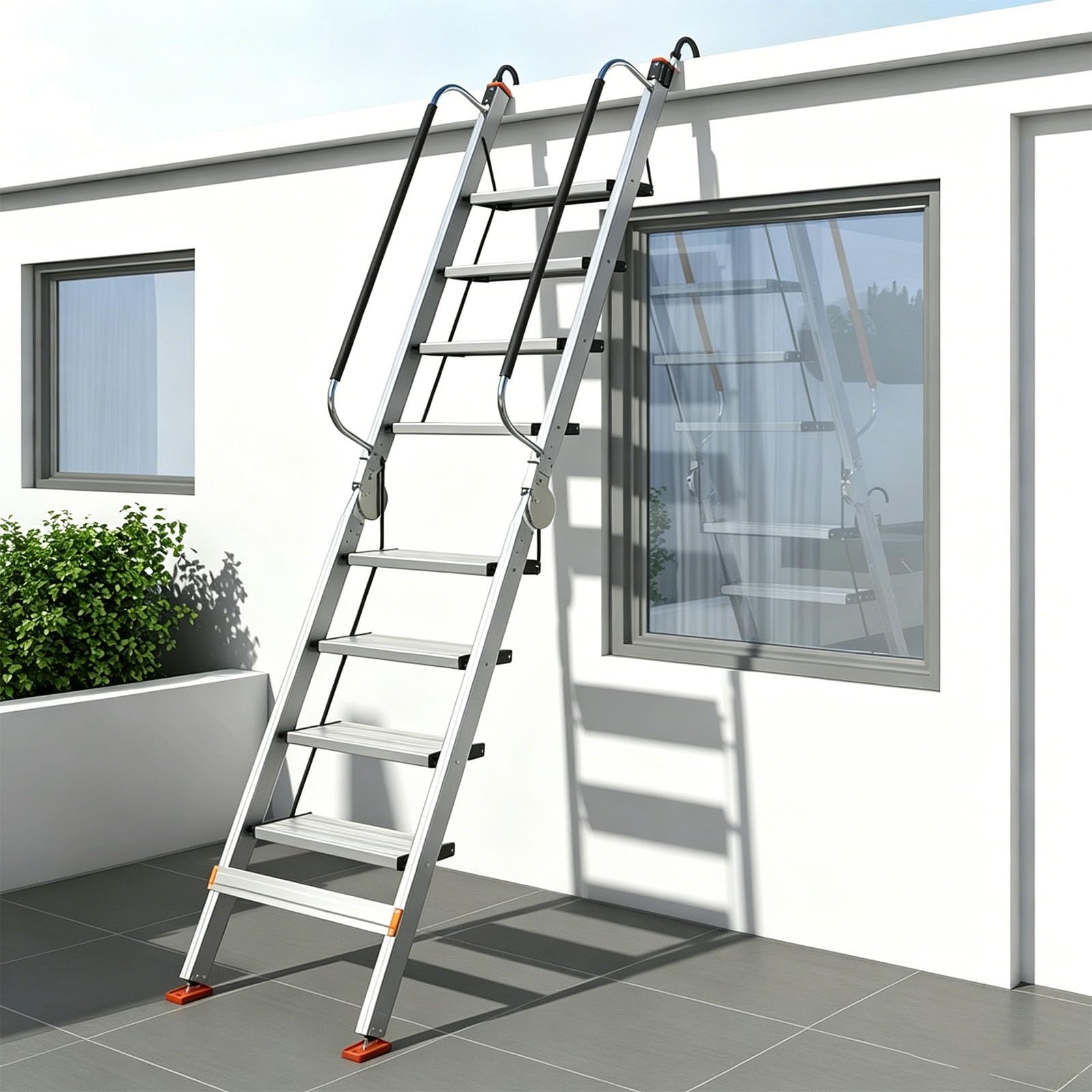 Échelle de grenier pliable 8 marches pour optimiser votre rangement