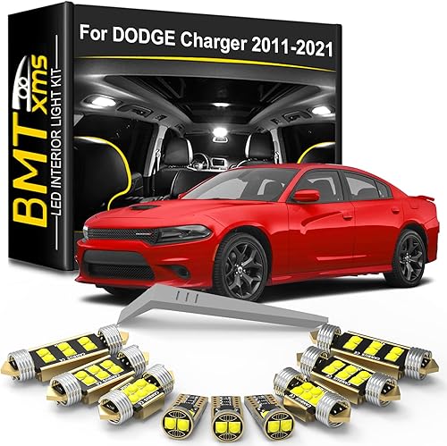 Kit de luces LED interiores para Dodge Charger 2011 2012 2013 2014 2015 2016 2017 2018 2019 2020 2021 2022 2023 luces LED interiores