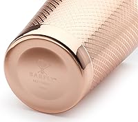 Vista 5 de Barfly Agitador de celosía de diamante de 18 oz, chapado en cobre