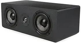 Micca MB42X-C alto-falante central avançado para home theater, som surround, passivo, bidirecional (preto, cada)